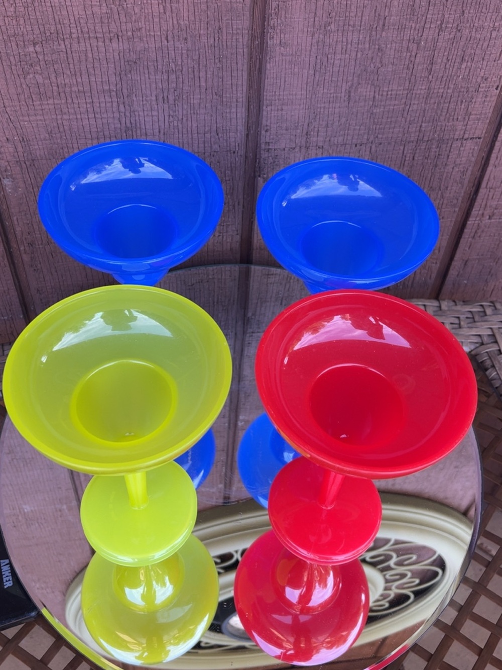 EC - 4 - Plastic Margarita Glasses